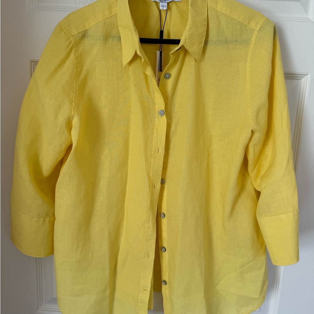 Chico's Sunny Yellow Blouse